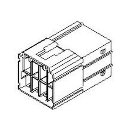 MOLEX Board Connector, 10 Contact(S), 2 Row(S), Male, Plug 513461000